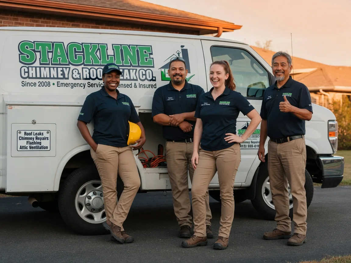 Chimney flashing repair company in Ansonville, NC